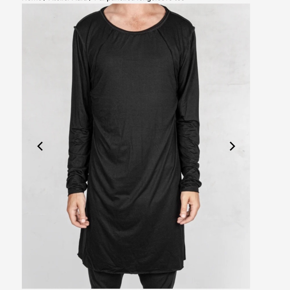 Atelier Aura Pal panelled longsleeve tee